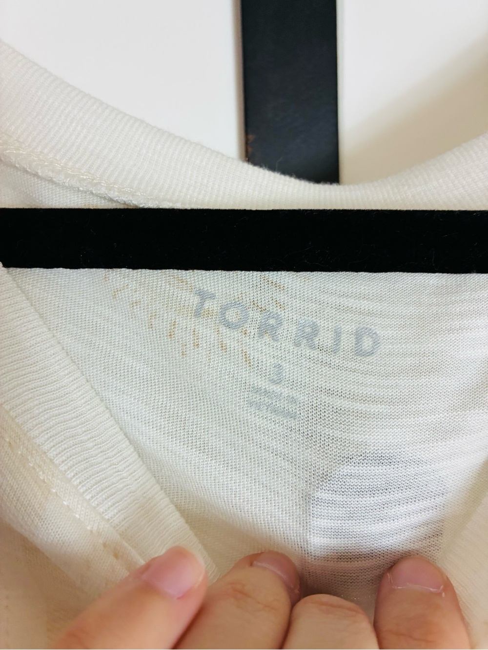 Torrid Cream Celestial Motif Ruffle Sleeve Tank Stretch size 3X NWT - Picture 12 of 15